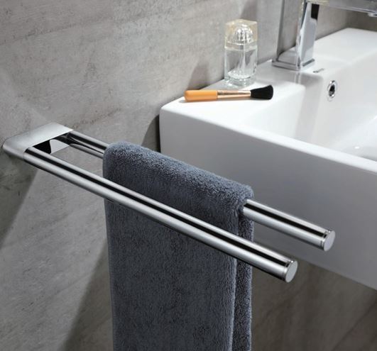 LANGBERGER LESINA držiak uterákov 450 mm, dvojramenný, chróm 2129008B Obrázek - fotka
