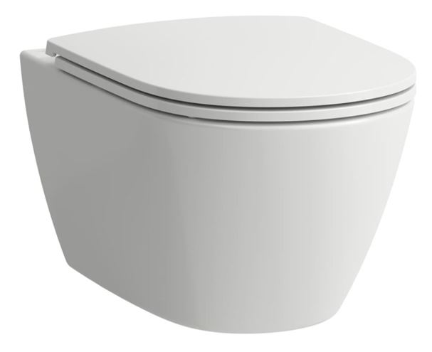 LAUFEN FIORA závesné WC, Rimless splachovanie, Silent Flush H821920000000L Obrázek - Hlavní obrázek