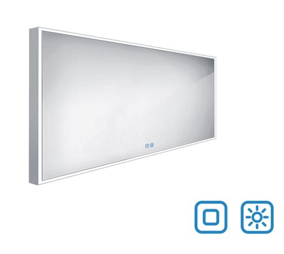 NIMCO ZP 13000 zrkadlo 140x70 cm, reverzibilné, s osvetlením, s reguláciou stmievania a teploty svetla, s dvoma senzormi ZP 13008VX Obrázek - Hlavní obrázek