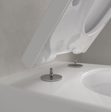 VILLEROY & BOCH SUBWAY 3.0 závesné WC, so SoftClosing sedadlom, TwistFlush splachovanie, CeramicPlus, alpská biela 4670TSR1 Obrázek - fotka