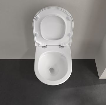 VILLEROY & BOCH SUBWAY 3.0 závesné WC, so SoftClosing sedadlom, TwistFlush splachovanie, CeramicPlus, alpská biela 4670TSR1 Obrázek - fotka