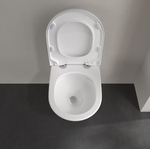 VILLEROY & BOCH SUBWAY 3.0 závesné WC, so SoftClosing sedadlom, TwistFlush splachovanie, CeramicPlus, alpská biela 4670TSR1 Obrázek - fotka