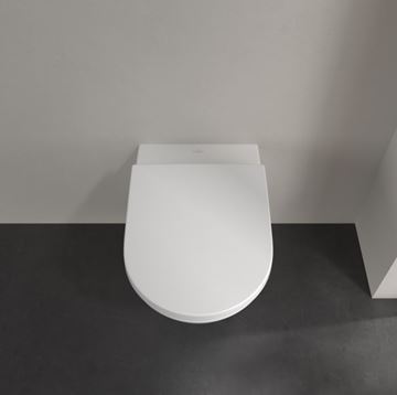 VILLEROY & BOCH SUBWAY 3.0 závesné WC, so SoftClosing sedadlom, TwistFlush splachovanie, CeramicPlus, alpská biela 4670TSR1 Obrázek - fotka
