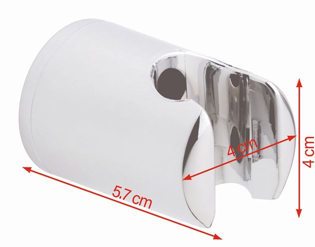 TESA SPAA nástenný držiak ručnej sprchy, chróm 40343-00000-00 Technický nákres
