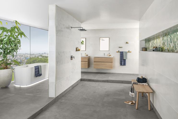 VILLEROY & BOCH URBAN JUNGLE obklad 30x60 cm, mat, white grey 1581/TC00 Obrázek - fotka