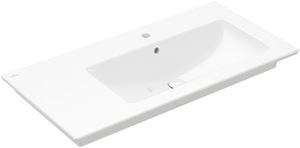 VILLEROY & BOCH VERITY LINE umývadlo 100 cm, s otvorom pre batériu a prepadom, CeramicPlus, alpská biela