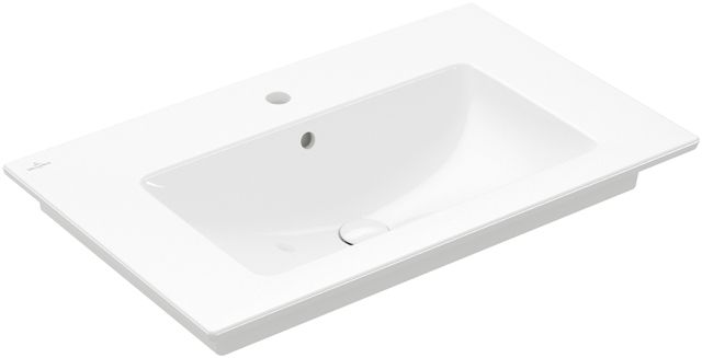 VILLEROY & BOCH VERITY LINE umývadlo 80 cm, s otvorom pre batériu a prepadom, CeramicPlus, alpská biela 4A128LR1 Obrázek - Hlavní obrázek