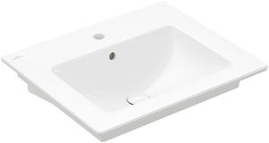 VILLEROY & BOCH VERITY LINE umývadlo 60 cm, s otvorom pre batériu a prepadom, alpská biela