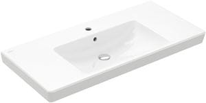 VILLEROY & BOCH VERITY DESIGN 2.0 umývadlo 100 cm, s otvorom pre batériu a prepadom, CeramicPlus, alpská biela