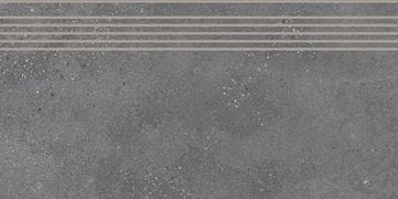 RAKO BETONICO schodovka 30x60 cm, mat, čierna