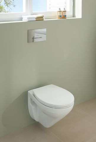 VILLEROY & BOCH VERITY DESIGN 2.0 závesné WC, so SoftClosing sedadlom, DirectFlush splachovanie, alpská biela 5C97HR01 Obrázek - fotka