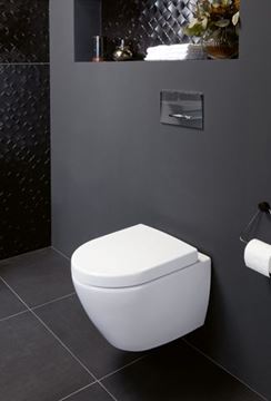 VILLEROY & BOCH VERITY DESIGN 2.0 závesné WC, compact, DirectFlush splachovanie, CeramicPlus, alpská biela 5C96R0R1 Obrázek - fotka