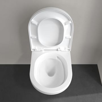 VILLEROY & BOCH VERITY závesné WC, so SoftClosing sedadlom, TwistFlush splachovanie, alpská biela 5C94CL01 Obrázek - fotka