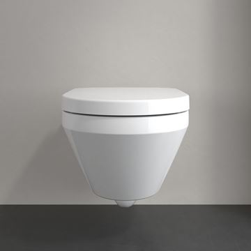 VILLEROY & BOCH VERITY závesné WC, so SoftClosing sedadlom, TwistFlush splachovanie, alpská biela 5C94CL01 Obrázek - fotka