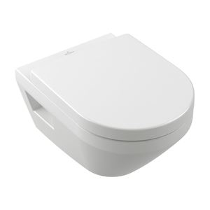 VILLEROY & BOCH VERITY závesné WC, so SoftClosing sedadlom, TwistFlush splachovanie, alpská biela