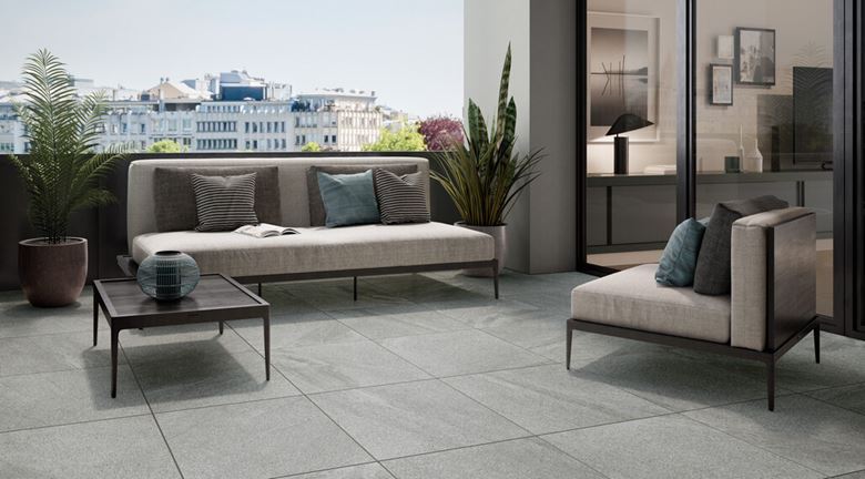 VILLEROY & BOCH MONT BLANC GARDEN dlažba 60x60x2 cm, mat, silver 2869/GS06 Obrázek - fotka