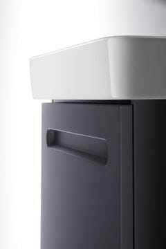 DURAVIT NO.1 skrinka pod umývadielko 39x31,6x47,8 cm, 1 dvierka, pánty vpravo, Graphit matt N14266R49490000 Obrázek - fotka