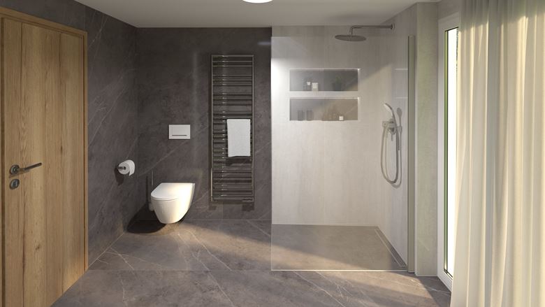 CONCEPT WALK-IN stena 127,6x199,8 cm, číre sklo CW1308T Obrázek - fotka