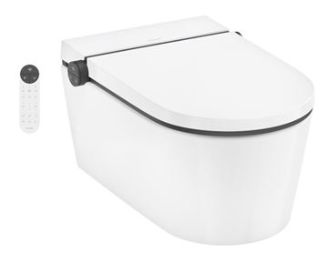 HANSGROHE LAVA PURA ELEMENT S závesným WC s bidetovým sedadlom, SoftClosing, AquaHelix Flush, HygieneEffect