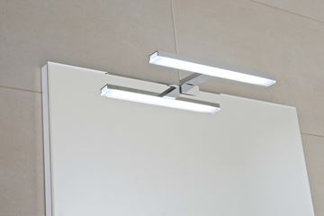 JIKA CLEAR GEMMA LED svietidlo na zrkadlo, 840 lm, 6 W, 494 mm, chróm