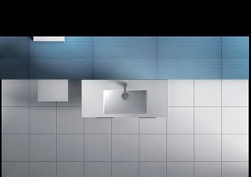 JIKA CUBE skrinka s umývadlom 100x43x62,2 cm, 2 dvierka, biela H4536511763001 Obrázek - fotka