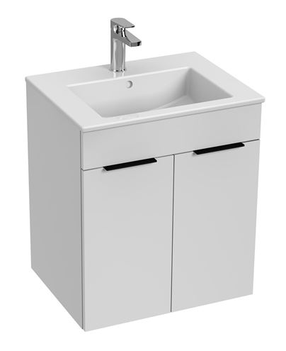 JIKA CUBE skrinka s umývadlom 55x43x62,2 cm, 2 dvierka, biela H4536111763001 Obrázek - Hlavní obrázek