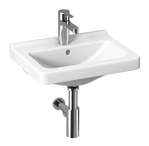 JIKA CUBITO PURE umývadielko 45 cm, s otvorom pre batériu a prepadom