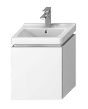 JIKA CUBITO PURE skrinka pod umývadlo 44x33,4x48 cm, 1 zásuvka, Push-open, lesklá biela