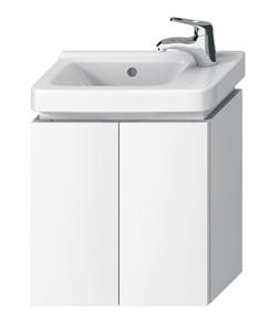 JIKA CUBITO PURE skrinka pod umývadlo 44x24,1x48 cm, 2 dvierka, lesklá biela