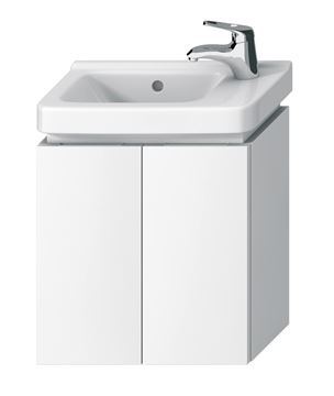 JIKA CUBITO PURE skrinka pod umývadlo 44x24,1x48 cm, 2 dvierka, lesklá biela