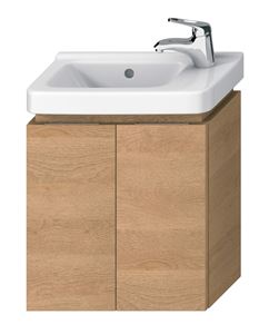 JIKA CUBITO PURE skrinka pod umývadlo 44x24,1x48 cm, 2 dvierka, dub