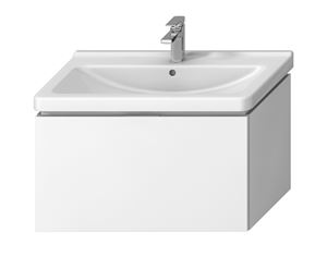 JIKA CUBITO PURE skrinka pod umývadlo 84x46,7x48 cm, 1 zásuvka, Push-open, lesklá biela