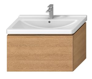 JIKA CUBITO PURE skrinka pod umývadlo 84x46,7x48 cm, 1 zásuvka, Push-open, dub