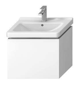 JIKA CUBITO PURE skrinka pod umývadlo 64x46,7x48 cm, 1 zásuvka, Push-open, lesklá biela