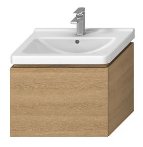 JIKA CUBITO PURE skrinka pod umývadlo 59x42,7x48 cm, 1 zásuvka, Push-open, dub