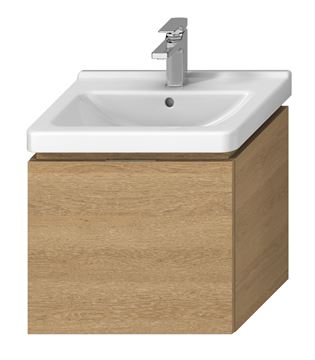 JIKA CUBITO PURE skrinka pod umývadlo 54x39,9x48 cm, 1 zásuvka, Push-open, dub