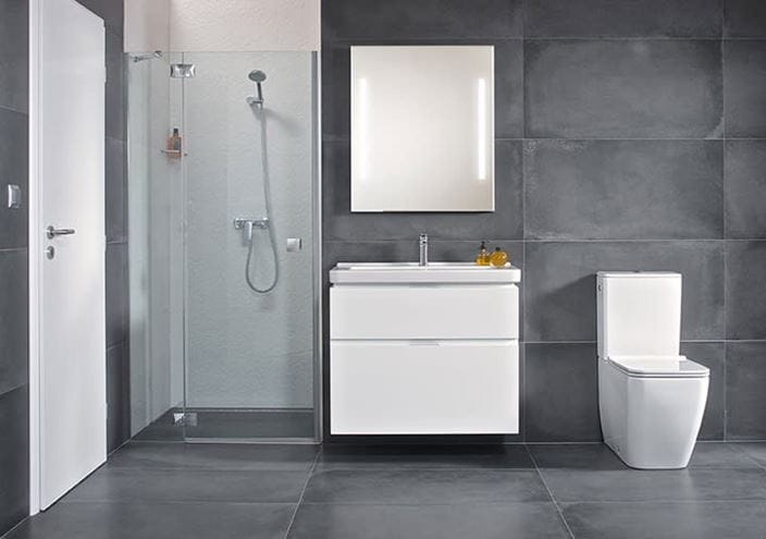 JIKA CUBITO PURE skrinka pod umývadlo 64x46,7x68,3 cm, 2 zásuvky, Push-open, lesklá biela H40J4244025001 Obrázek - fotka