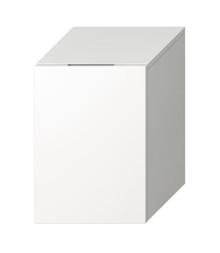 JIKA CUBITO PURE nízka skrinka 32x32,2x47,2 cm, 1 dvierka, pánty vľavo, lesklá biela H43J4201105001 Obrázek - Hlavní obrázek