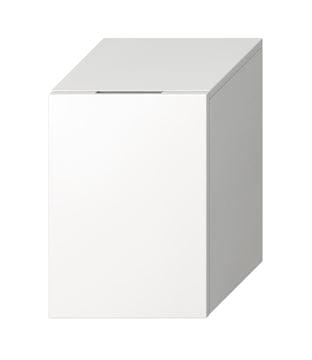 JIKA CUBITO PURE nízka skrinka 32x32,2x47,2 cm, 1 dvierka, pánty vpravo, lesklá biela