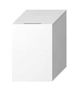 JIKA CUBITO PURE nízka skrinka 32x32,2x47,2 cm, 1 dvierka, pánty vpravo, lesklá biela