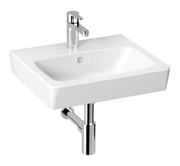 JIKA LYRA PLUS umývadlo 50 cm, s otvorom pre batériu a prepadom
