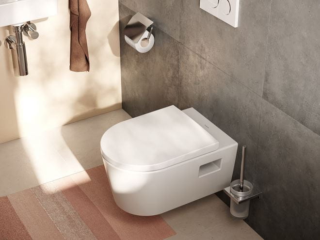 HANSGROHE ELUPURA ORIGINAL S závesné WC so sedadlom, AquaChannel Flush splachovanie 60207450 Obrázek - fotka