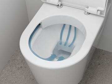 HANSGROHE ELUPURA ORIGINAL S závesné WC so sedadlom, AquaChannel Flush splachovanie 60207450 Obrázek - fotka