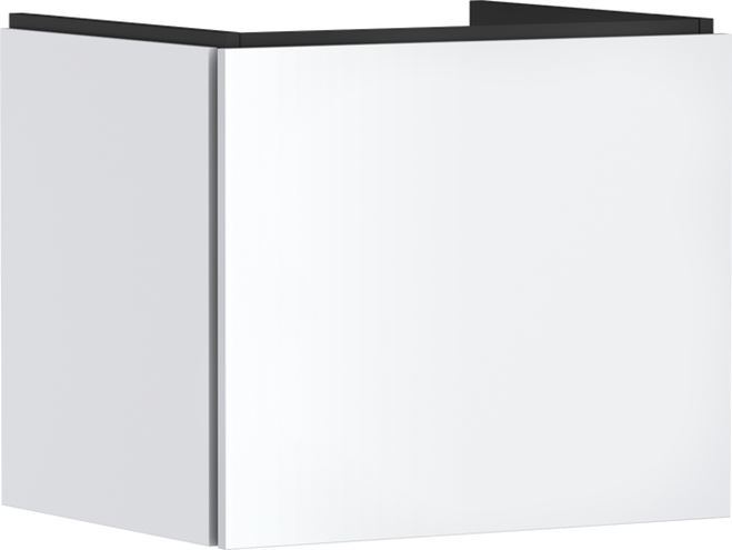 HANSGROHE XILESA E skrinka pod umývadlo 58x47x50 cm, 1 zásuvka, SoftClose, matná biela 54253700 Obrázek - Hlavní obrázek
