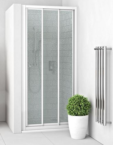 EASY EPD3 900/1900 B/GR sprchové dvere 90x190 cm, posuvné, biela/sklo grape 581-9000000-04-11 Obrázek - Hlavní obrázek