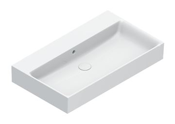 CATALANO PREMIUM umývadlo 80 cm, s prepadom, Cataglaze+Silver Titanium