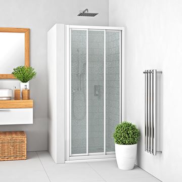 EASY EPD3 1000/1900 B/GR sprchové dvere 100x190 cm, posuvné, biela/sklo grape 581-1000000-04-11 Obrázek - fotka