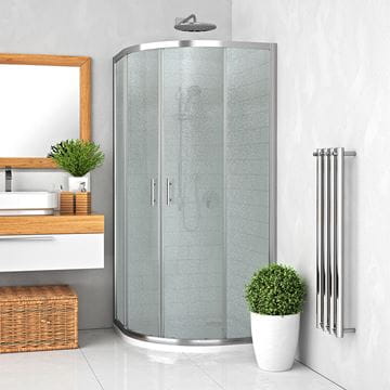 EASY ELR2 900 LH/GR sprchovací kút 90x90 cm, R550, posuvné dvere, brillant/sklo grape 542-9000000-00-11 Obrázek - fotka