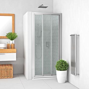 EASY EPD3 1000/1900 sprchové dvere 100x190 cm, posuvné, brillant/sklo grape 581-1000000-00-11 Obrázek - fotka