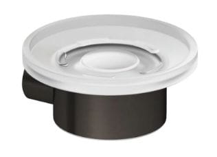 KLUDI VELA R mydlenka, nástenná, sklo, kartáčovaný gun metal 58985N2 Obrázek - Hlavní obrázek